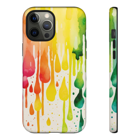 Rainbow Spring Showers - Impact Resistant Phone Case